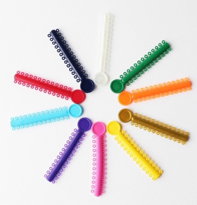 Beli 30 Warna Dental Orthodontic Ligature Ties O Ring Untuk Instrumen Plastik Kelas I online manufacture