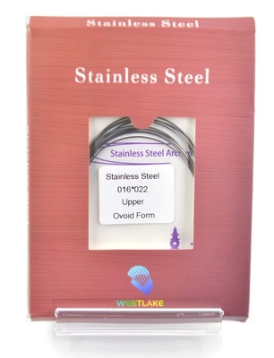Bulat dan persegi panjang Stainless Steel Archwire Untuk Dental Orthodontic Kesehatan Bahan