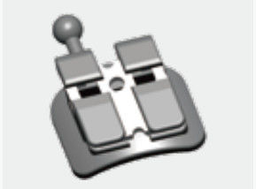Transcend Roth/MBT Prescription Orthodontic Brackets Kelas II Brackets Passive Self Ligating