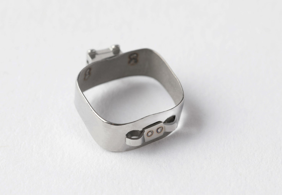 Perak Metal Orthodontic Band The 1st Molar Roth / MBT Dengan Tube Cleat